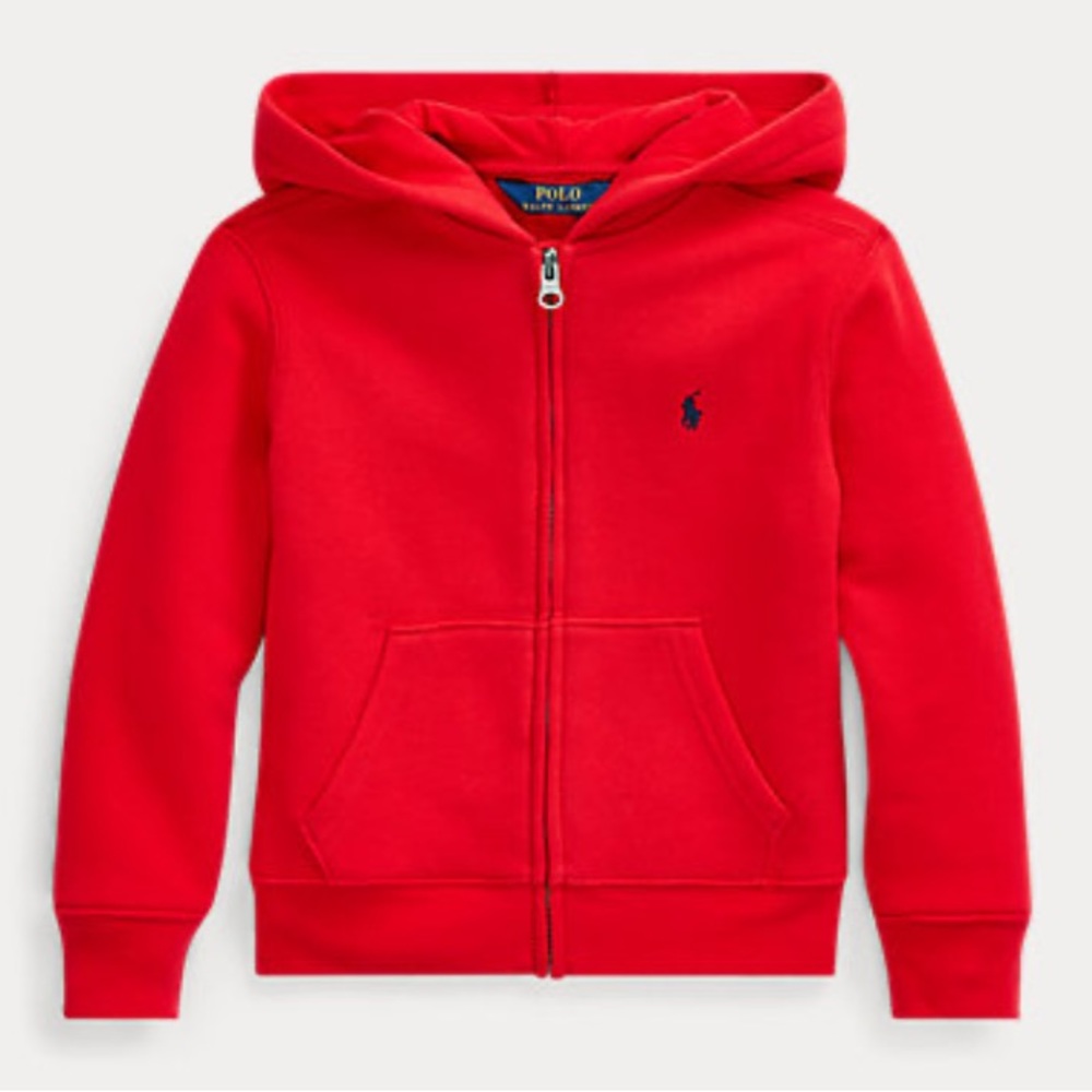 Polo Ralph Lauren Boys Cotton Blend Red Sweatshirt